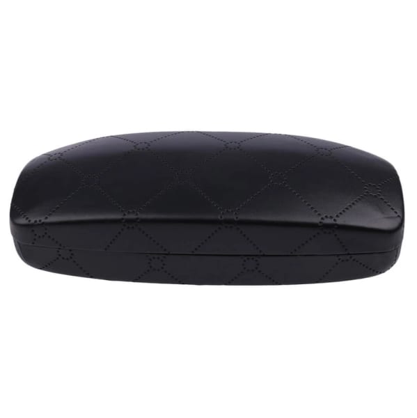 Czarne etui na okulary w kratę STHC-97