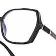 Damskie okulary zerówki z filtrem Blue Light POL-BLF-972KA czarne