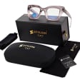 Damskie okulary +1.75 do czytania i komputera z filtrem Blue Light STL286 szary/fiolet