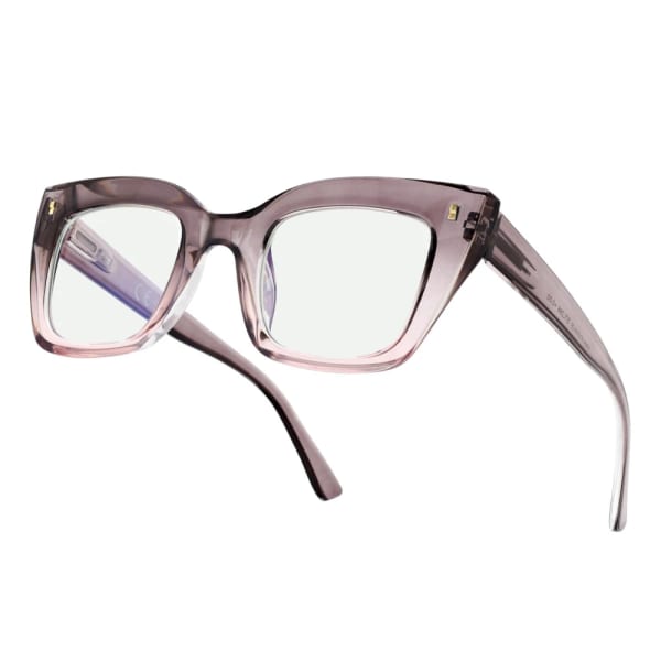 Damskie okulary +1.75 do czytania i komputera z filtrem Blue Light STL286 szary/fiolet