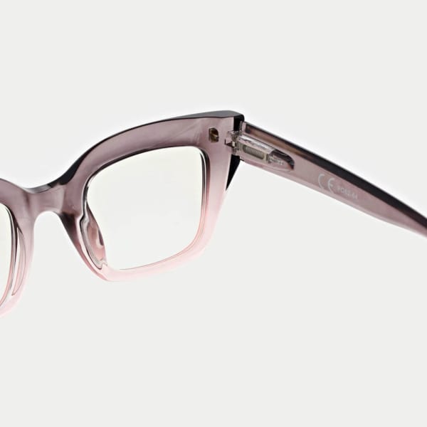Damskie okulary +1.75 do czytania i komputera z filtrem Blue Light STL286 szary/fiolet
