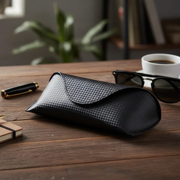 Etui na okulary na magnes ETSC-101 czarny carbon