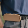 Taktyczne etui na okulary - KHAKI mocne z karabińczykiem ET-137B