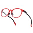 Okulary dla dzieci zerówki do komputera z filtrem Blue Light 25182B bordo/czarny