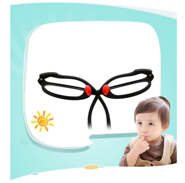 Okulary dla dzieci zerówki do komputera z filtrem Blue Light 25182C różowe