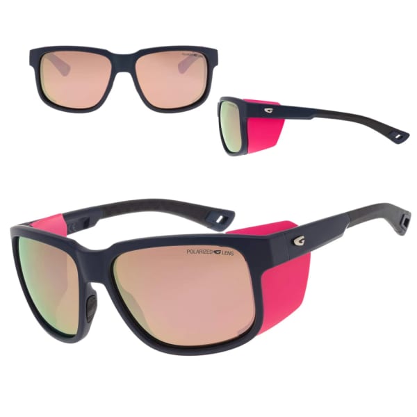 Outdoorowe okulary przeciwsłoneczne z polaryzacją GOG E455-5P granat/róż