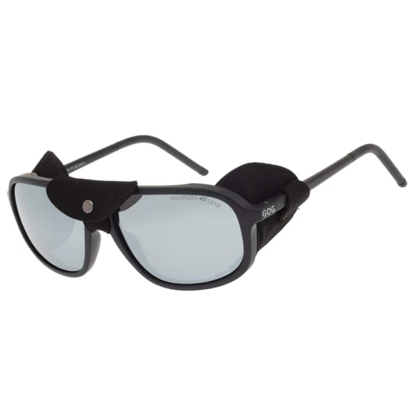 Lodowcowe okulary z osłonkami przeciwsłoneczne z polaryzacją GOG E400-1P w kat.4