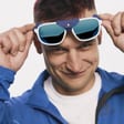 Lodowcowe okulary z osłonkami przeciwsłoneczne z polaryzacją GOG E400-2P w kat.4