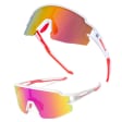 Juniorskie 6-10 lat sportowe okulary przeciwsłoneczne polaryzacyjne SP345-WHITE