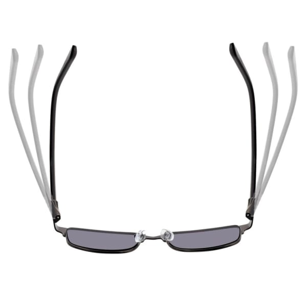 Przyciemniane okulary +3.50 do czytania męskie SPM41 szary/czarny