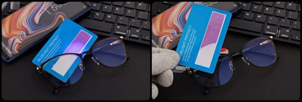 Damskie okulary +0.50 do czytania i komputera z filtrem Blue Light STL277 czarny/złoty