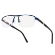 Męskie okulary PREMIUM +0.75 do czytania i komputera Blue Light+Antyrefleks STL260 granat