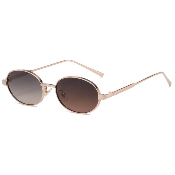 Damskie okulary fotochromowe kat.2-3 przeciwsłoneczne STLF-06B złoty/brąz