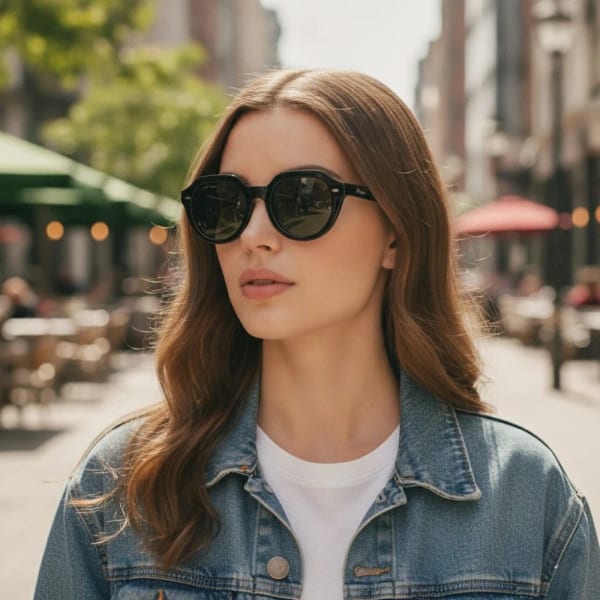 Okulary przeciwsłoneczne z polaryzacją MP178A czarny/zielony