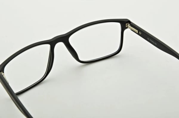 Męskie Okulary zerówki moc: +0.00 z antyrefleksem ST315 ze skazą!