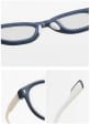 Dziecięce 4-8 lat elastyczne okulary zerówki do komputera Blue Light 25193B bordo/biały