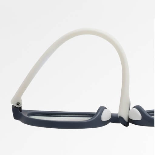 Dziecięce 4-8 lat elastyczne okulary zerówki do komputera Blue Light 25193B bordo/biały
