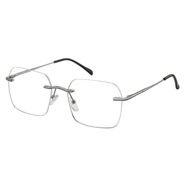 Bezramkowe oprawki korekcyjne okulary zerówki patentki 856A grafit