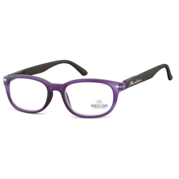 Okulary do Czytania +2.00 asferyczne Montana BOX70D fiolet/czarny