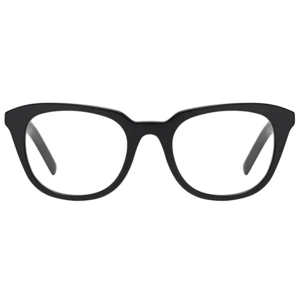 Damskie okulary acetatowe oprawki korekcyjne zerówki kocie AC385 czarne