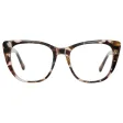 Okulary acetatowe oprawki korekcyjne zerówki kocie AC386G panterka 