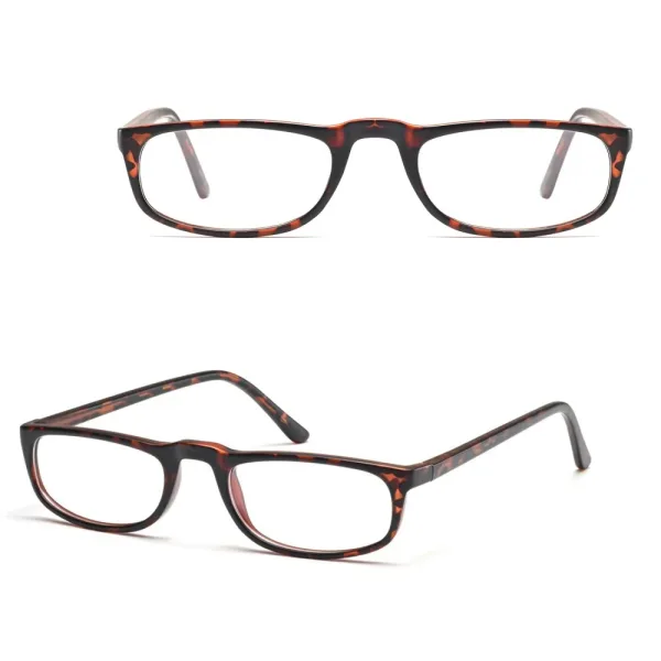 Damskie okulary optyczne zerówki wąskie Sunoptic CP101B panterka