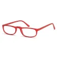 Damskie okulary optyczne zerówki wąskie Sunoptic CP101D czerwone