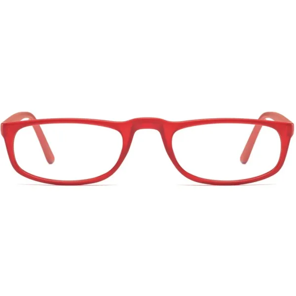 Damskie okulary optyczne zerówki wąskie Sunoptic CP101D czerwone