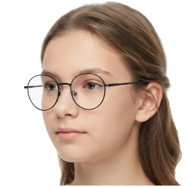 Okulary zerówki lenonki oprawki korekcyjne medium M290F czarne