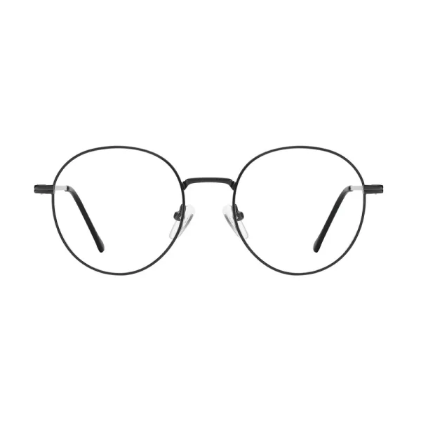 Okulary zerówki lenonki oprawki korekcyjne medium M290F czarne