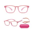 Elastyczne dziecięce oprawki okularowe + gumka K9B różowe