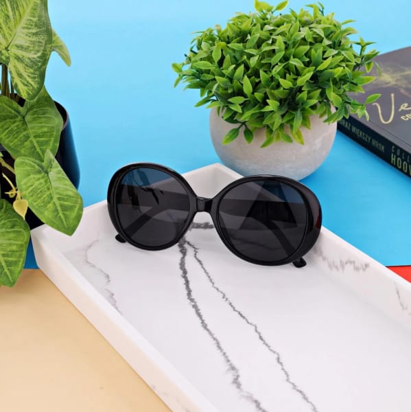 Okulary Muchy damskie przeciwsłoneczne czarne 10028500
