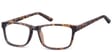 Okulary Zerówki klasyczne oprawki Sunoptic CP155A panterka