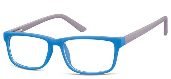 Okulary Zerówki oprawki Sunoptic CP157A niebiesko-szare