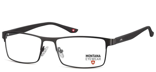Okulary oprawki korekcyjne metalowe pełne MM611D czarne