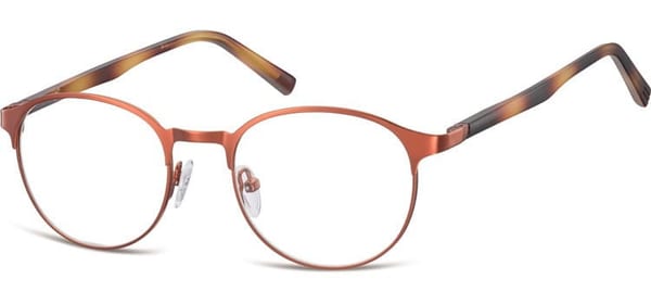 Okulary oprawki okrągłe stalowe Sunoptic 998B