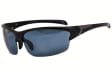 Sportowe okulary z dwoma soczewkami polaryzacyjnymi czarna i zolta - drs-50c2