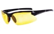 Sportowe okulary z dwoma soczewkami polaryzacyjnymi czarna i zolta - drs-51c1