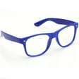Granatowe okulary zerówki Kujonki  nerdy