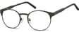 Czarne Okulary Oprawki okrągłe korekcja Sunoptic 994G