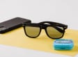 Czarne matowe okulary przeciwsłoneczne z polaryzacją nerd NRP-21