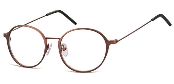 Lenonki zerowki Oprawki okulary korekcyjne 971C brazowe