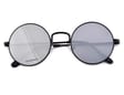 Lenonki okulary przeciwsłoneczne lustrzanki hippie retro z fleksami HM-1580B