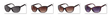 Damskie muchy okulary S38C przeciwsloneczne
