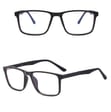 Męskie okulary zerówki do komputera BLUE LIGHT z flexami 25133D brąz/czerń