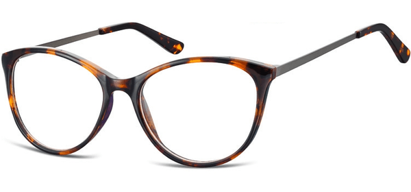 Okulary oprawki zerówki korekcyjne Kocie Unisex Sunoptic AC27 panterka