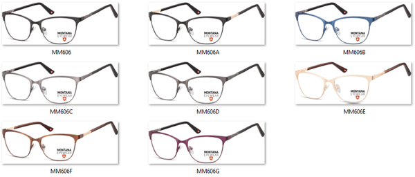Okulary oprawki Kocie optyczne Montana MM606C jasnografitowo-czarne
