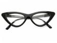 Okulary Kocie oczy okulary Zerówki Damskie CAT EYES F-291C