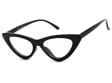 Okulary Kocie oczy okulary Zerówki Damskie CAT EYES F-291C