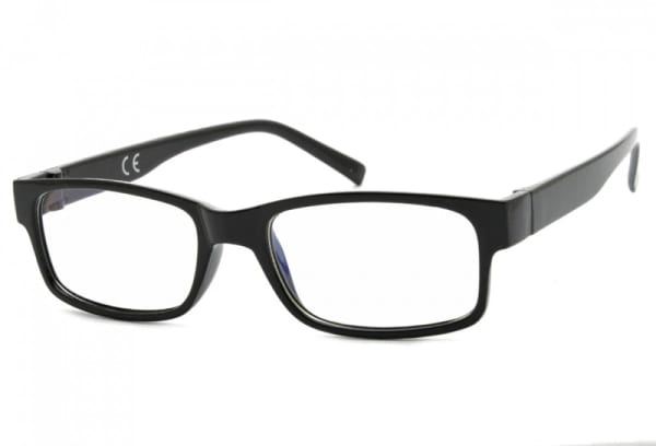 Okulary z filtrem Antyrefleksyjne zerówki Nerdy prostokątne DR-109-C1
